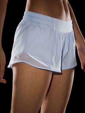 Lululemon Hotty Hot Low-Rise Lined Short 2.5"Pastel Blue